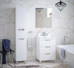 Комплект мебели для ванной Corozo Koral Алиот 60 Белый