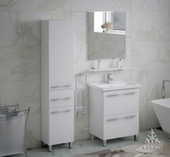 Комплект мебели для ванной Corozo Koral Мирэль 60 Белый