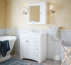 Комплект мебели для ванной Corozo Corozo Техас 80 Белый