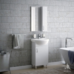 Комплект мебели для ванной Corozo Koral Олимп 45 Белый